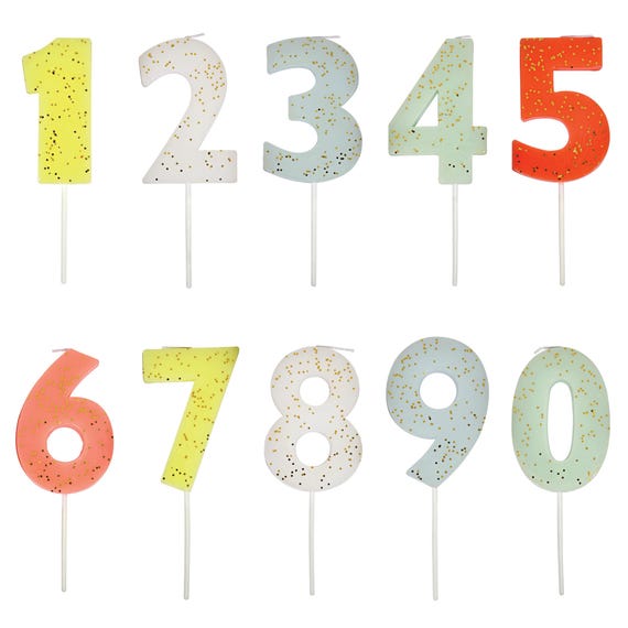 Number 0 Deluxe Birthday Candle – Große Zahlenkerze Für Den 0. Geburtstag Oder Runde Jubiläen