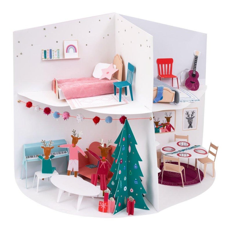 Paper Doll House Christmas Advent Calendar Meri Meri Festive | Etsy