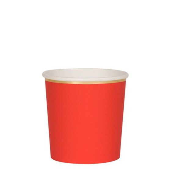red paper cups