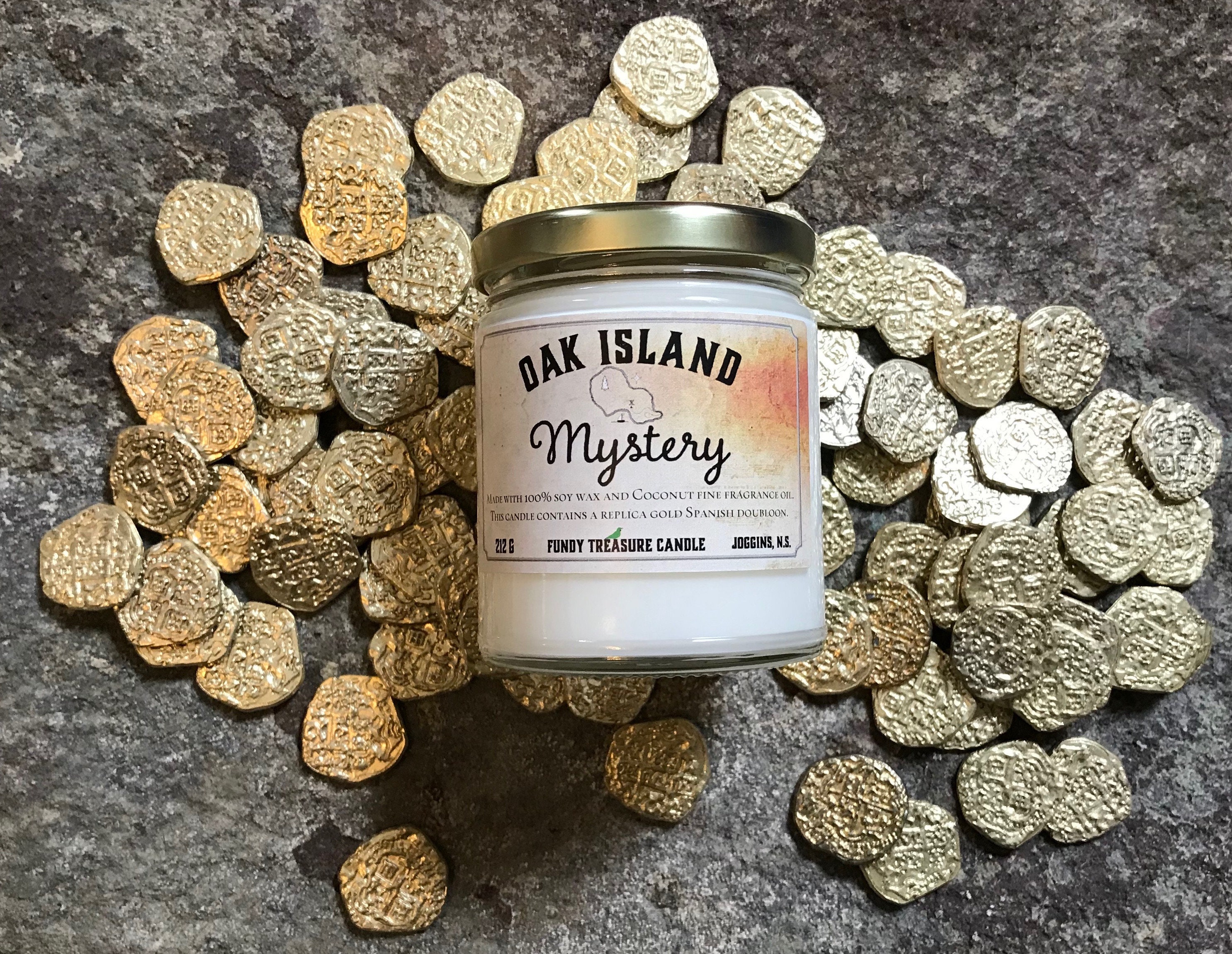 Mystere Resolu Le Tresor Doak Island Trouve Bougie au trésor mystérieux dOak Island - Etsy Canada