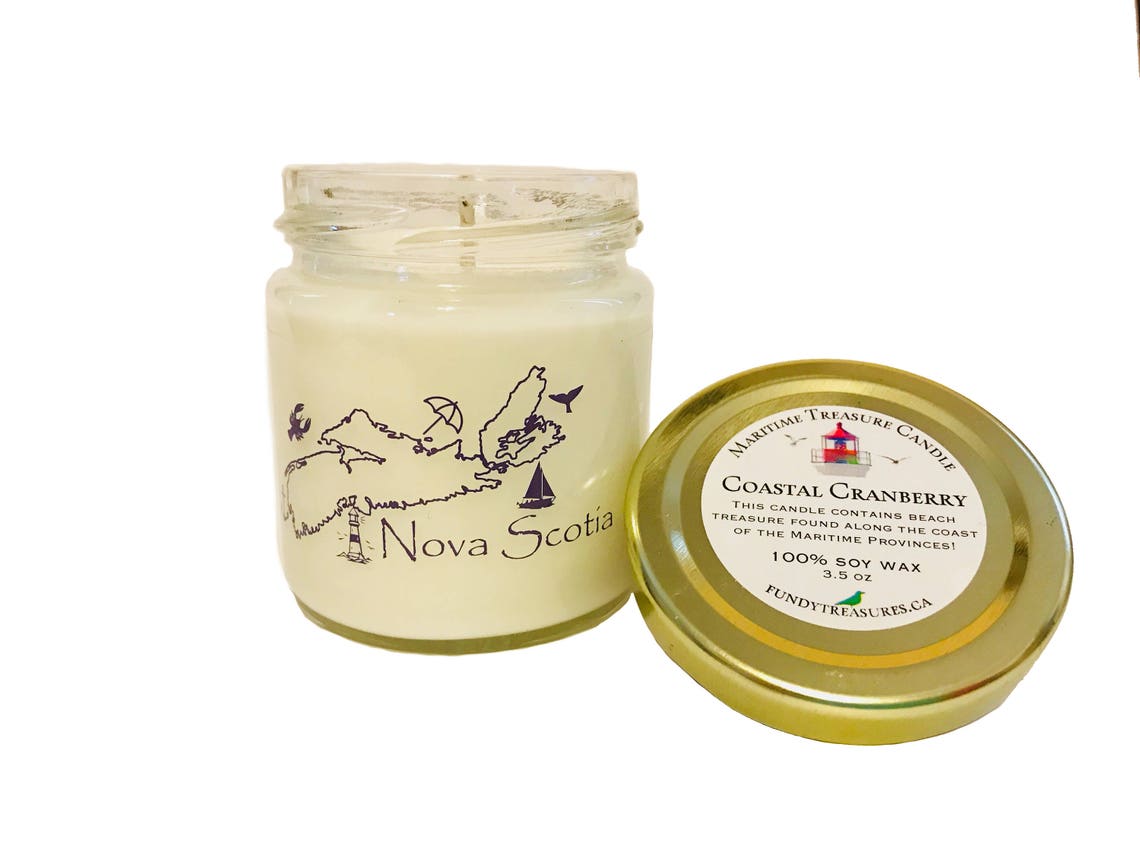 Maritime Treasure Candlenova Scotia Etsy Canada