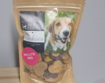 Molly's Mix - wheat free hand cut dog cookies