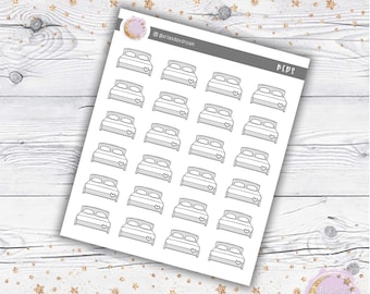 Make the Bed Doodle Stickers - Perfect for any Planner System!