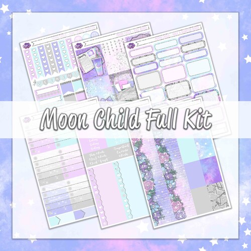 Printable FLORAL Monthly Planner Stickers Spring Monthly | Etsy