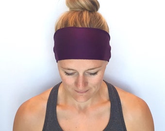 Fitness Headband - Workout Headband - Running Headband - Yoga Headband - Purple Storm