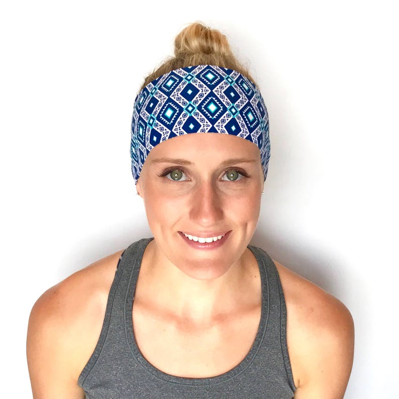 Black Fitness Headband Workout Headband Running Headband Etsy