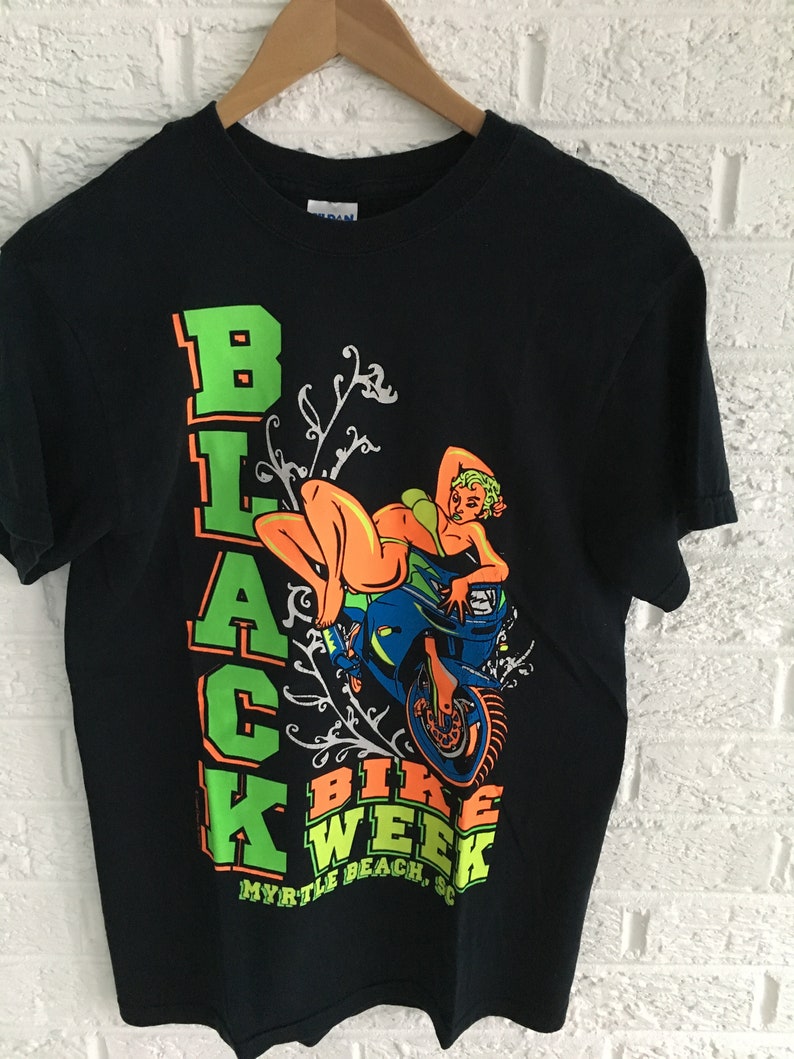 VINTAGE HOLY GRAIL Black Bike Week Myrtle Beach T Shirt Etsy