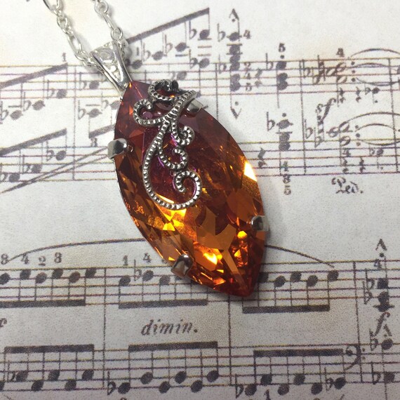 Chilli sale necklace swarovski