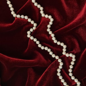 Vintage High Quality Faux Pearl Necklace, Matinee Length Faux Pearls, Japanese Glass Pearls