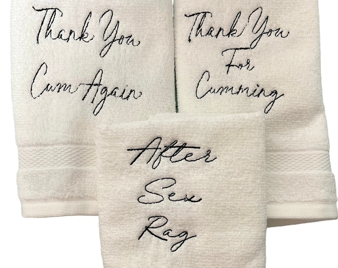 After Sex Rag - Your Choice Of Design