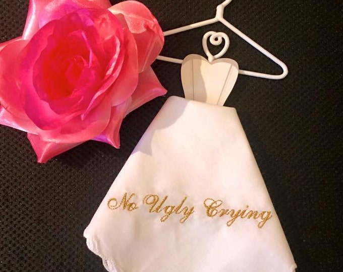 No Ugly Crying Handkerchief set of 12