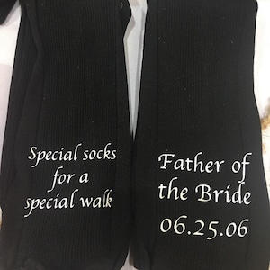 Calcetines del Padre de la Novia por Fichas de Boda- Venta Personalizada