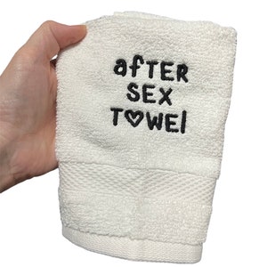 After S*X Wash Rag- C*m Towel- Anniversary Gift, Gift For Him, Funny Gift, Valentines Gift