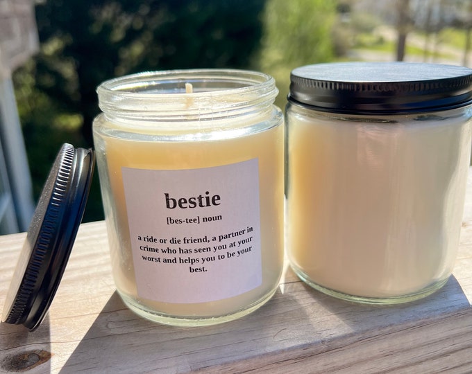 Bestie Candle- Bestie Gift Candle - Funny Gag Gift