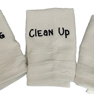 Thank You C*m Again Wash Rag- C*m Towel- Anniversary Gift, Gift For Him, Funny Gift, Several Designs