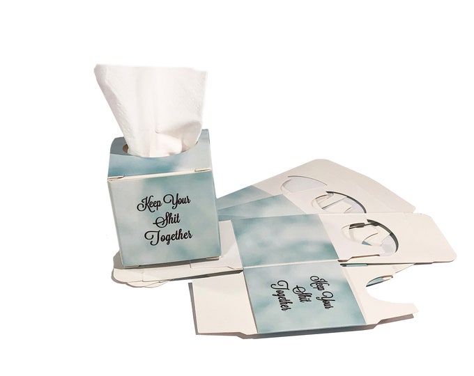 Keep Your Shit Together Mini Tissue Box by Wedding Tokens - Wedding Favor