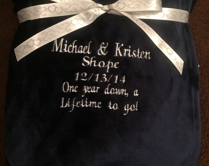 Personalized throw blanket Sale