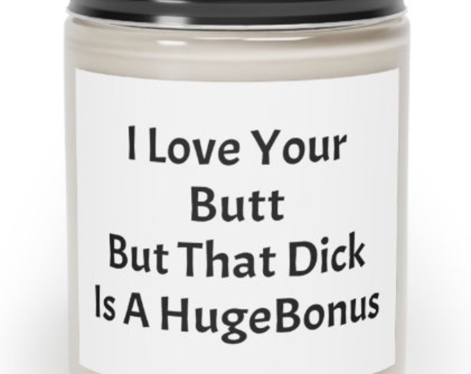 Funny Candle - I Love You're Butt Candle- Valentines Gift