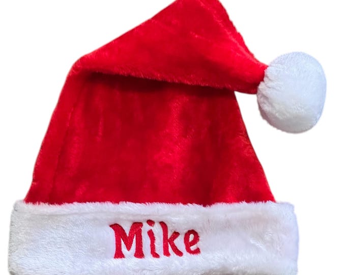 Custom Santa Hat Personalized with a Name