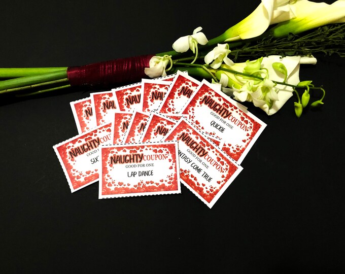 Printable Naughty Love Coupons - Perfect Valentine's gift