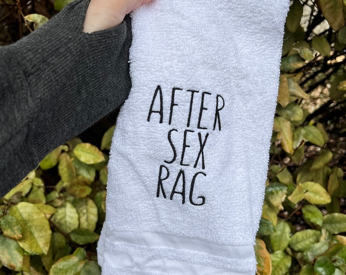 After S*X Wash Rag- C*m Towel- Anniversary Gift, Gift For Him, Funny Gift, Valentines Gift