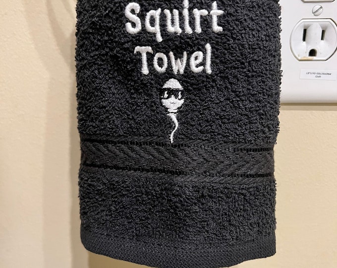 Squirt Towel Embroidered Wash Cloth
