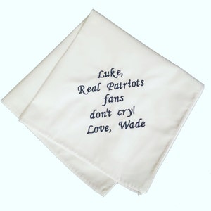 Padrinos de boda pañuelo personalizado por fichas de boda