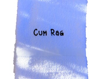 Valentines  Rag  - Cum Towel- Anniversary Gift, Gift For Him, Funny Gift, Valentines Gift