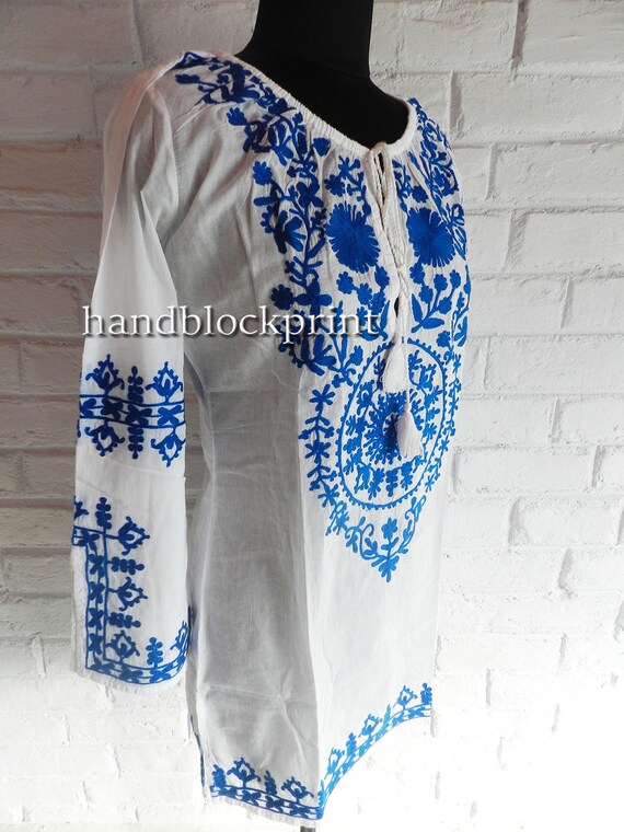 plus size white embroidered dress