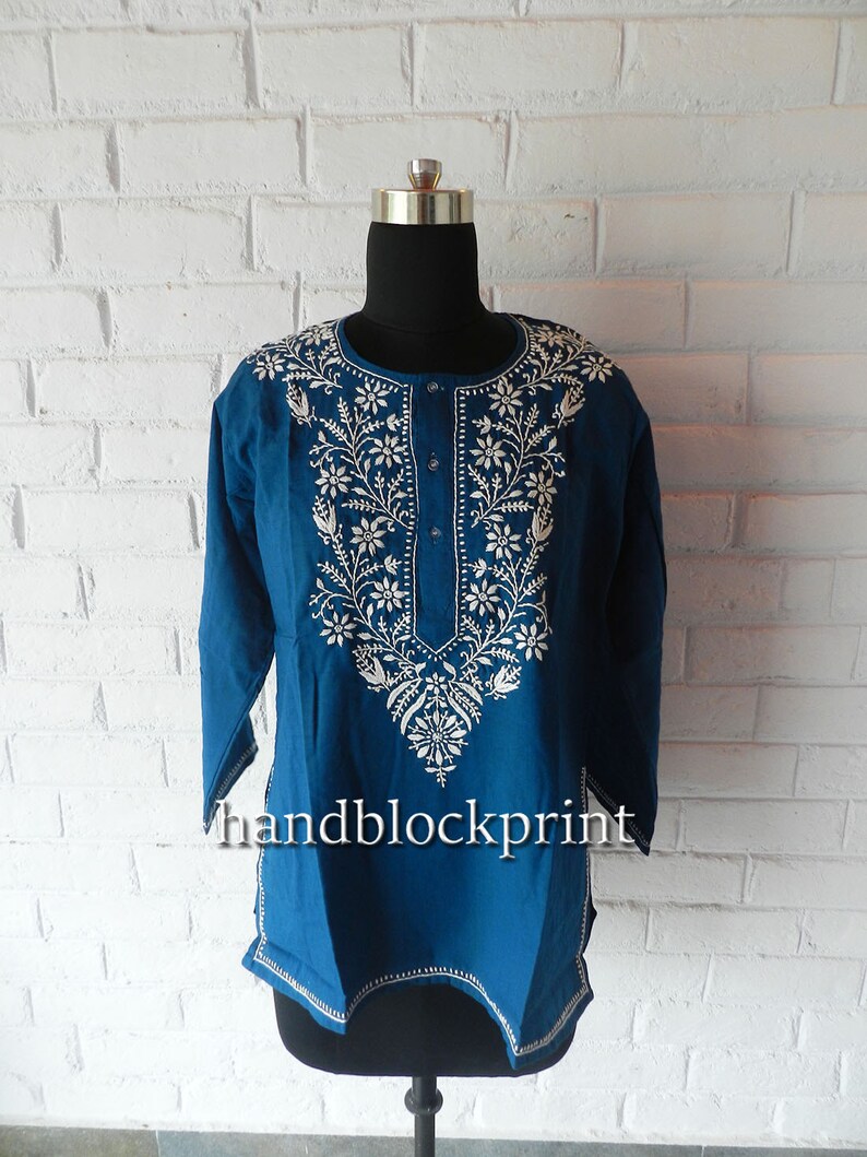 Women/'s Plus Size Cotton Tunic,Embroidered Tunic,Indian Tunic,Indian Blouse,Indian Dress,Summer Tunic,Beach Tunic,Beach Cover Up,Maxi Dress