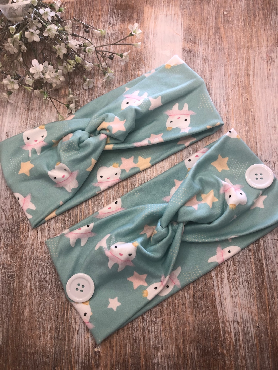 Dental Hygienist Headband With Buttons, Dentist Headband, Essential