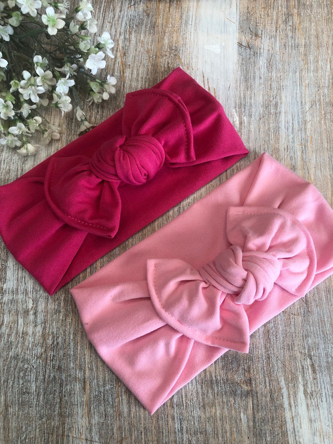 Babyhug Bow Applique Headband - Pink main image 1
