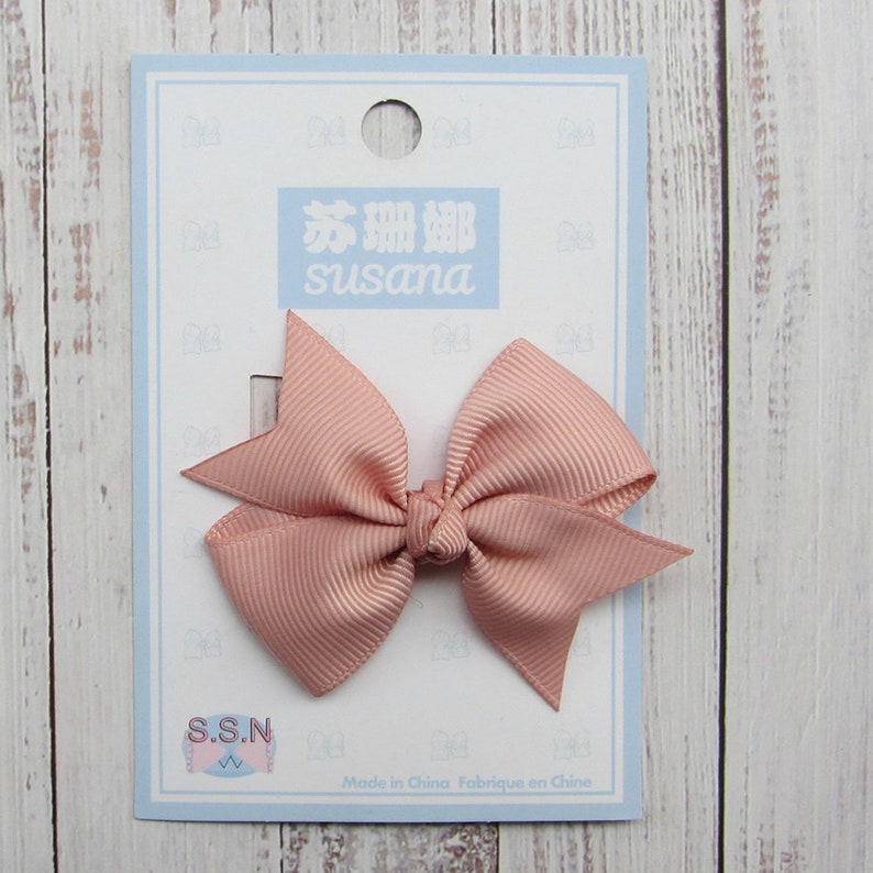2.5 inch white plain hair bows, birthday gift bow,christmas bow 8