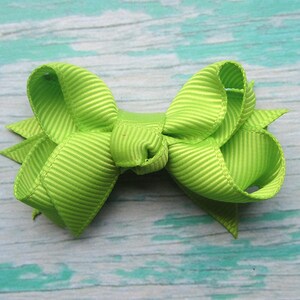 Very Cute 2 inch red Hair Bow,tiny bow,hair bow,custom bow image 9