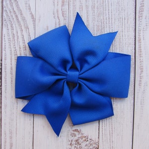 3.5 inch pink Hair Bow,pinwheel bow,birthday gift 4