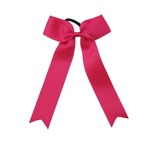 8 inch red Hair Bow,cheer bow,kids gift,birthday gift,christmas gift Shocking pink