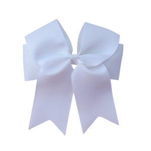 7 inch light pink Hair Bow ,cheer bow,spirit bow,school bow,custom bow image 2
