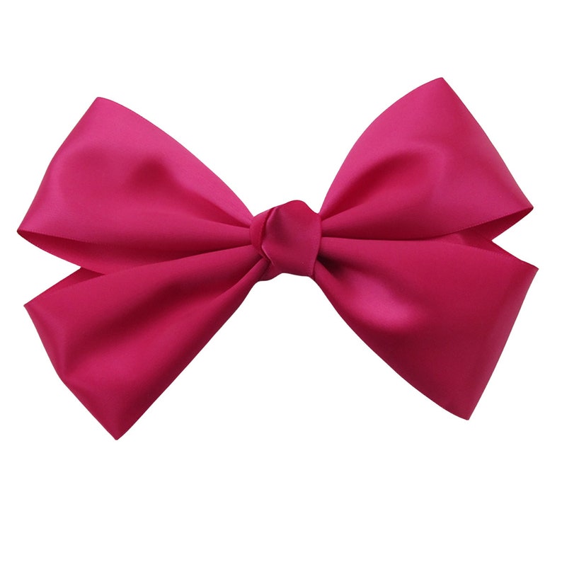 6 inch satin black Hair Bow,stack bow,kids gift,birthday bow G