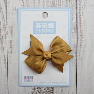 2.5 inch white plain hair bows, birthday gift bow,christmas bow 4