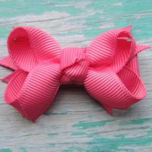 2 inch shell grey Hair Bow,boutique bow,kids gift,birthday gift image 2