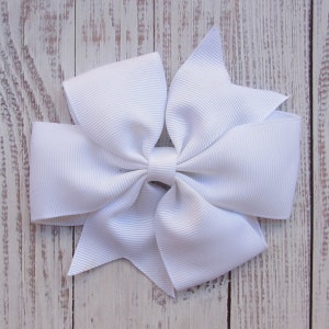3.5 inch pink Hair Bow,pinwheel bow,birthday gift 7