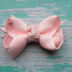 Very Cute 2 inch red Hair Bow,tiny bow,hair bow,custom bow image 7