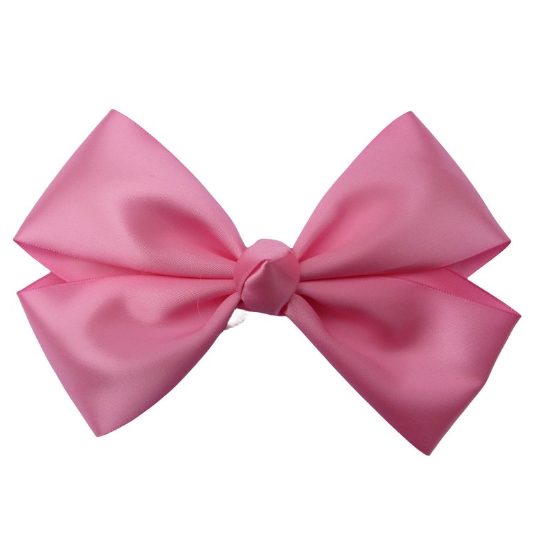 6 inch satin black Hair Bow,stack bow,kids gift,birthday bow E