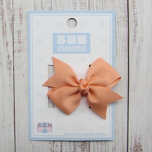 2.5 inch white plain hair bows, birthday gift bow,christmas bow 9