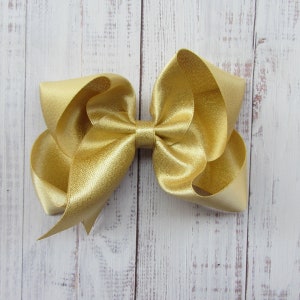 4.5 inch purl ribbon Hair Bow,kids gift,stack bow,birthday gift image 3