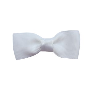 2 inch white bow tie,kids gift,birthday gift,christmas gift image 1