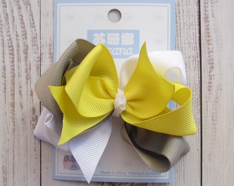 3.5 inch stack boutique Hair Bow,custom hair bow,kids gift,christmas gift