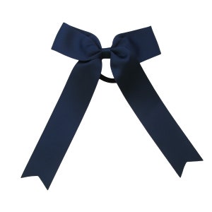 8 inch red Hair Bow,cheer bow,kids gift,birthday gift,christmas gift Navy