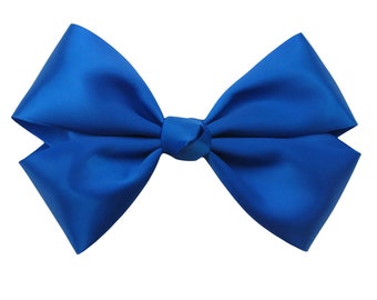6 inch blue Hair Bow,bow tie,kids gift,birthday bow