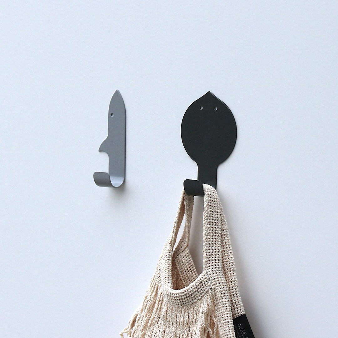 Set of Two, Kids Towel Hangers, Animal Hooks for Kids, Bathroom Hooks ...